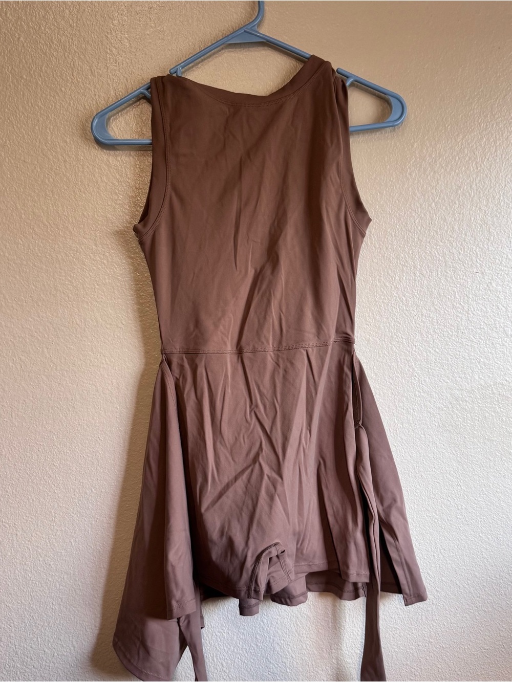 Women's Sleeveless Fit-and-Flare Dress in Brown